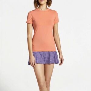 PETER MILLAR Saffron Orange Coral Tee T-Shirt 50+ Sun Protection Size XL
